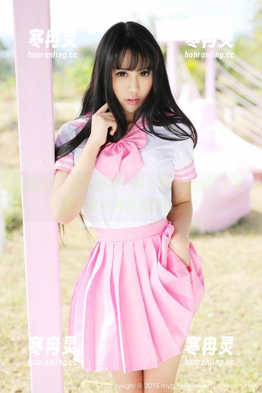 美媛馆-徐子琦Anna 美媛馆 - 图包分享,徐子琦Anna的水手服让我有种出海的错觉?